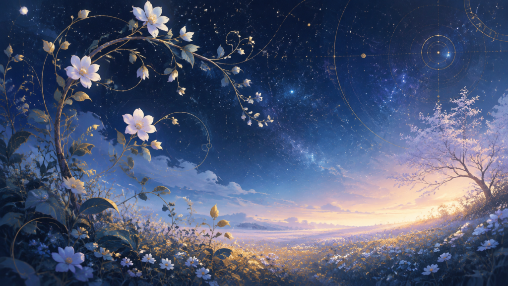 乙卯を象徴するしなやかに伸びる草花と季節の風景